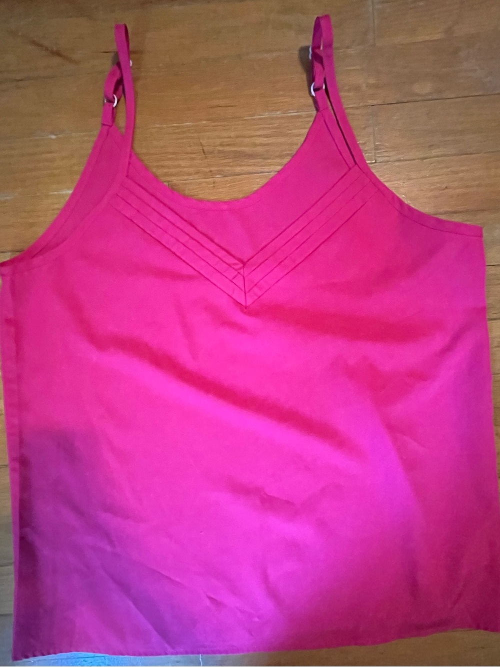 Women’s Hot Pink Sweetheart Neck Camisole M